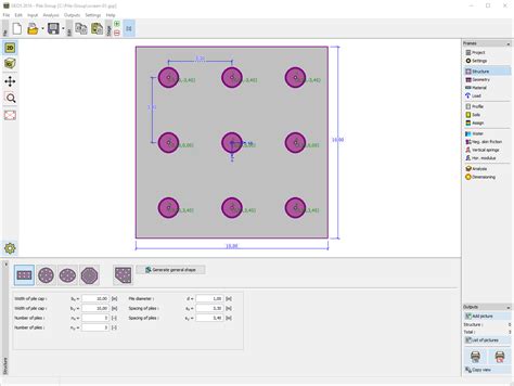 Pile Group Geotechnical Software Geo5