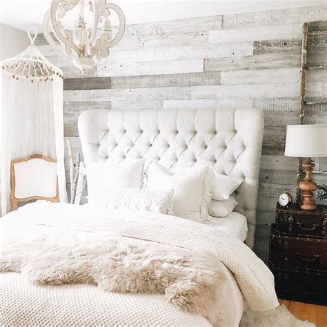 This Rustic Glam Bedroom Is Swoon Worthy With Our Peel And Stick Shiplap