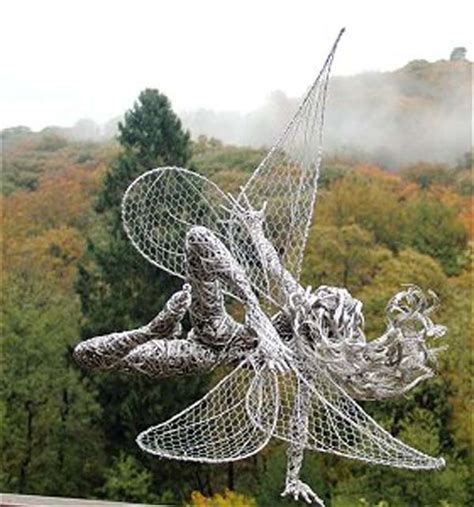 Incredible Fairy Wire Sculptures Turn Any Backyard Into A Magical