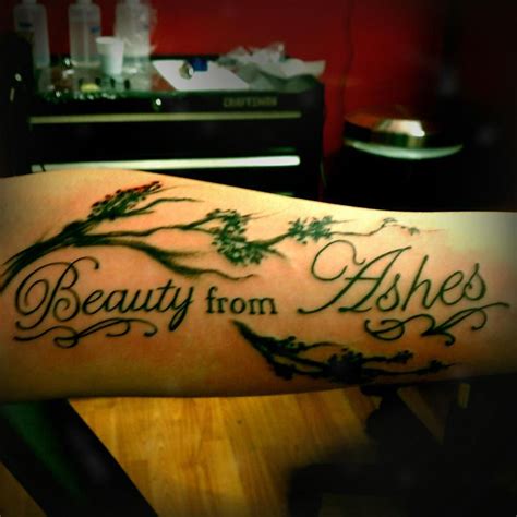 Beauty For Ashes Tattoo Meaning Howtostylebangswithflatironfringes
