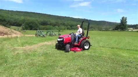 2015 Mahindra Max 22 Compact Tractor Belly Mower 4x4 Diesel 3 Point Hitch 540 Pto Youtube