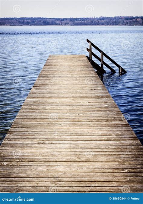 Wooden Jetty Stock Photo Image Of Brown Backgrounds 35650844