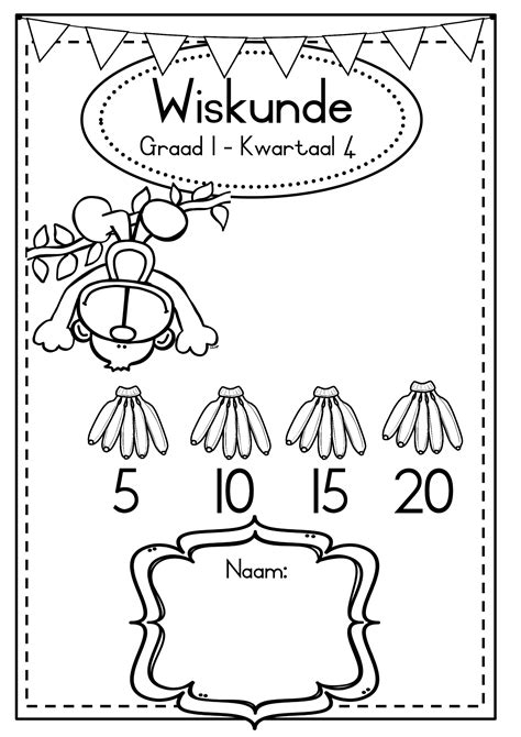 Graad 1 Wiskunde Werkboek Kwartaal 4 • Teacha