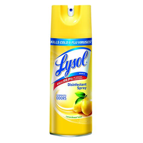 Lysol Disinfectant Aerosol Spray Lemon Scent 350 G Grand And Toy