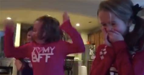 Overjoyed Sisters Find New Baby Brother Under The Christmas Tree Huffpost