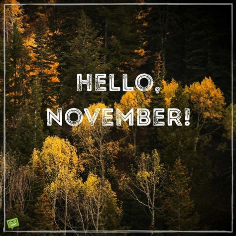 Hello November | Hello november, November, Welcome november