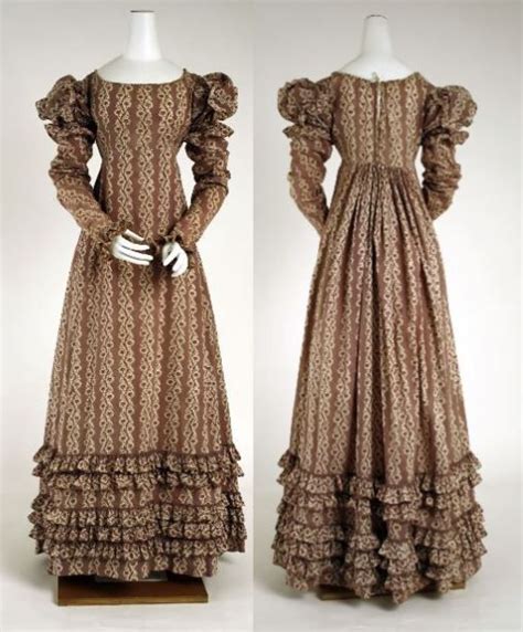 C 1818 American Cotton Dress L Front Viewr Back View The