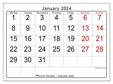Calendar January 2024 Visibility Ms Michel Zbinden Us