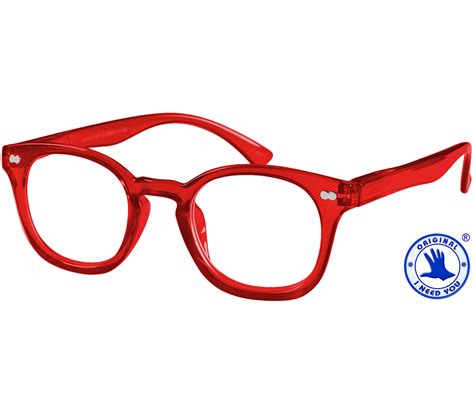 Lollipop Red Reading Glasses Tiger Specs