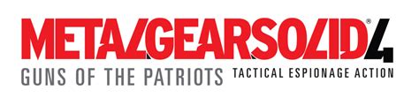Metal Gear Logo Png Photos Png Mart