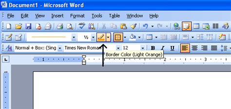 Change Page Border Color In Word 2003 ~ Microsoft Office