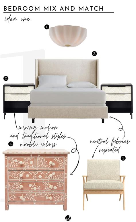 5 Amazing Tips On Mixing And Matching Bedroom Furniture Design