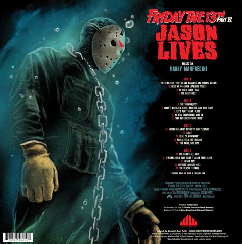 For many people, friday the 13th is a holiday that carries ominous overtones and is considered unlucky in western culture. Friday the 13th Part VI: Jason Lives Original Soundtrack Double LP Vinyl Edition (2020 ...