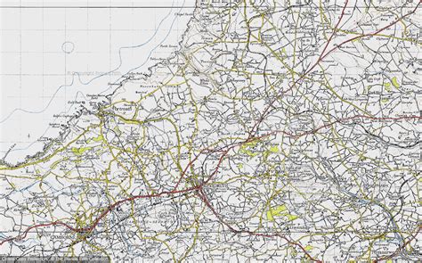 Historic Ordnance Survey Map Of Radnor 1946 Francis Frith