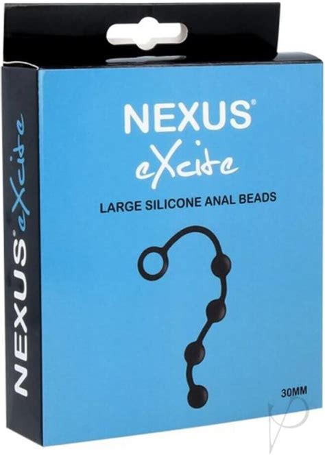 Libertybelle Marketing Ltd Dba Nexus 81915 Excite Anal Beads Silicone Lg Blk