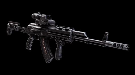 Machine Rendering 1080p Tuning Weapons Akm Kalashnikov Custom