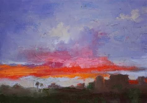 Contemporary Artists Of Arizona Phoenix Sunset Contemporary Landscape
