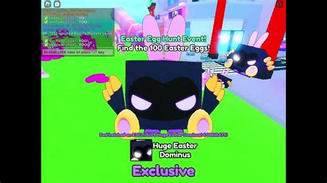 I Got A Huge Easter Dominus First Try In Pet Simulator X Youtube