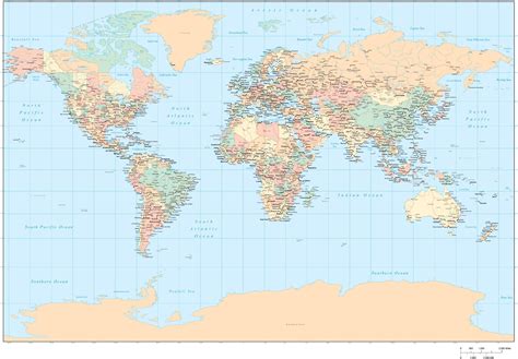 World Maps Classroom World Map Wallpaper MAP758002 - Prime ...