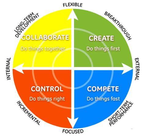 Culture Model Schneider To The Competing Values Framework Trail Ridge