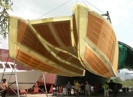 Fiberglass Catamaran Boat Building Merale
