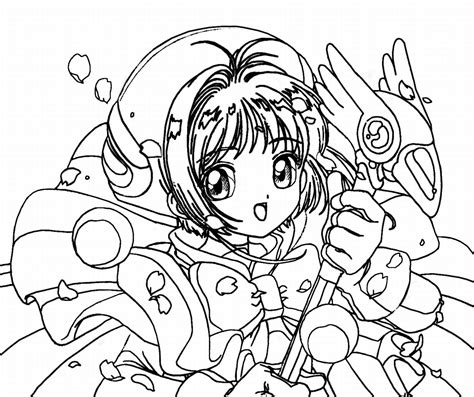 Cute Manga Coloring Pages At Getdrawings Free Download