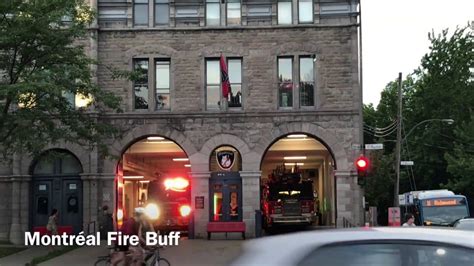 montréal fire department [sim] pumper 216 responding youtube