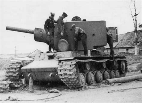 Tank Kv 2 Model 1941 Destroyed 11 World War Photos