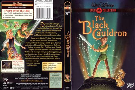 The Black Cauldron 1985 Gold Classic Collection DVD Cover