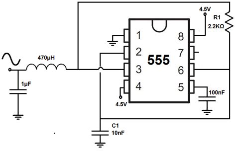 555 Timer Sine Wave Generator Circuit Wiring How