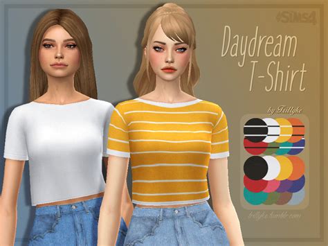 Sims 4 Maxis Match Finds — Trillyke Daydream T Shirt A