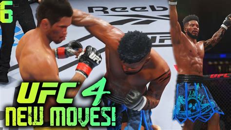 UFC 4 Career Mode Gameplay 6 How To Get New Moves EARLY Powerful