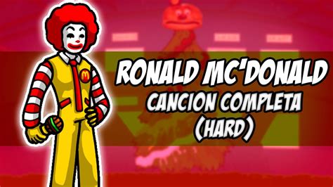 Ronald Mcdonald Mod Hard Friday Night Funkin R Youtube