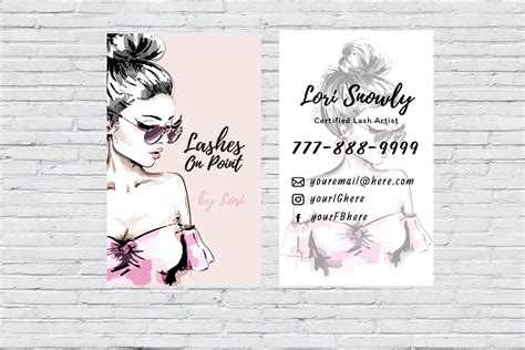 Get cleaning personalized business cards or make your own from scratch! Eyelash Business Card, Lash Extensions, Make up Artist, Esthetician, 3D Lashes, Digital File ...