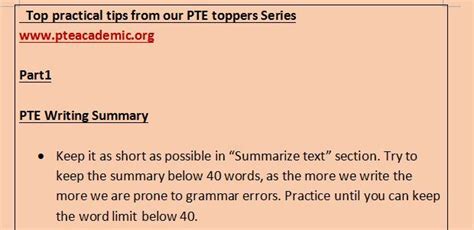 Top Practical Tips From Our Pte Toppers Series Pteacademic Org