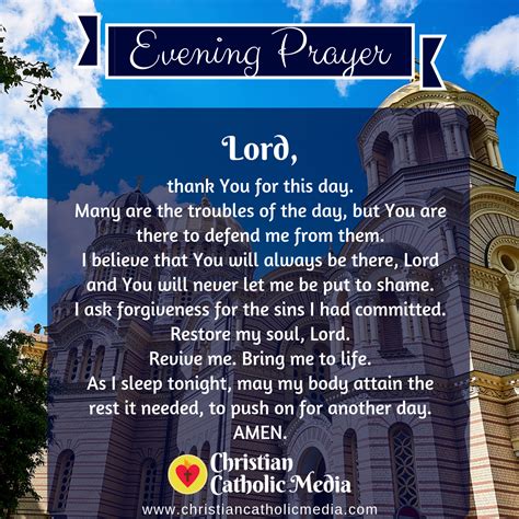 Evening Prayer Catholic Thursday 2 6 2020 Christian Catholic Media