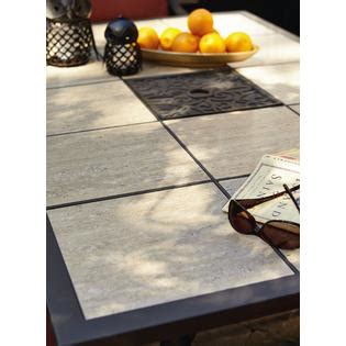 See more ideas about patio dining furniture, dining furniture, outdoor dining set. Jaclyn Smith Clermont Dining Table with Ceramic Tiled Top ...