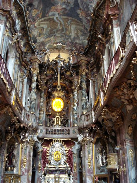 Baroque Architecture Germany Asamkirche Or St John Nepomuk 1733 46