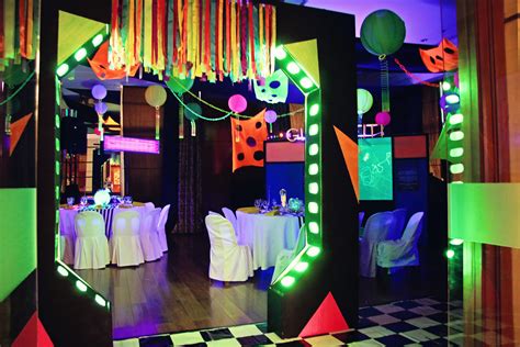 The Coolest Party Ever Neon Party Themes Neon Party Decorations Tan