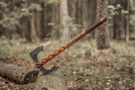 Double Blade Battle Axe Functional Viking Double Sided Axe
