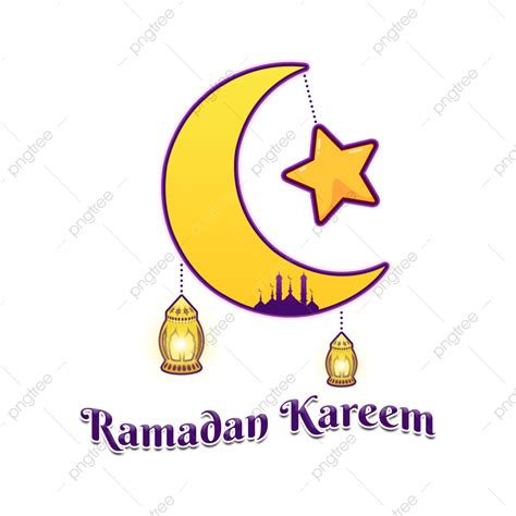 Ramadan Kareem Moon Hd Transparent Ramadan Kareem Vector Minimalism