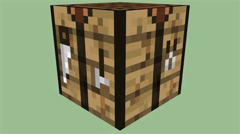 Minecraft Crafting Table By Zapperier 3d Warehouse