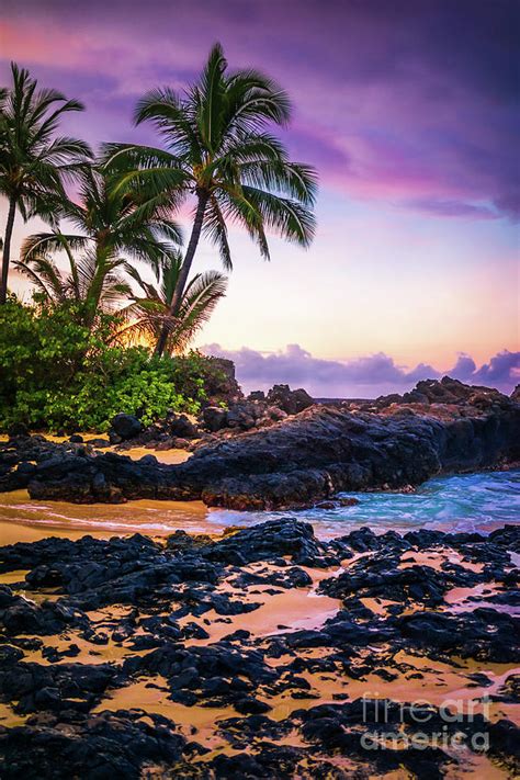 Secret Beach Makena Cove Maui Hawaii Sunrise Photo Photograph By Paul
