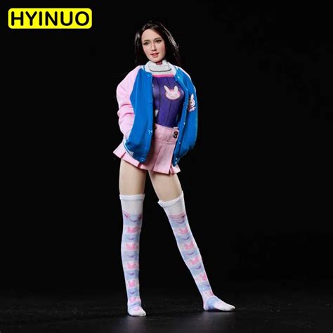 16 Scale Cosplay Sexy Female E Sports Suit Women Sportswear Casual Wear Clothes Clothing Set