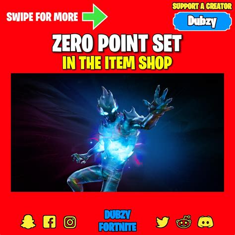 The Last Item Shop Of Season 6 Includes The Zero Point Set And The