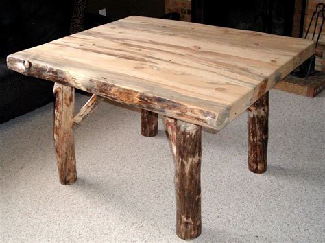 Rustic Log Kitchen Table By Reclaimedandrustic On Etsy 80000