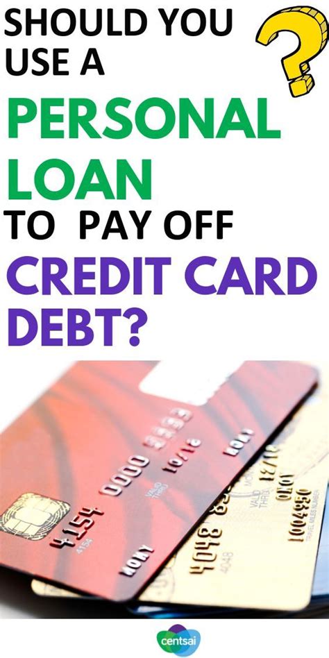Maybe you would like to learn more about one of these? Using a Personal Loan to Pay Off Credit Card Debt (With images) | Paying off credit cards ...