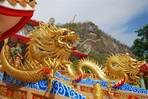 Chinese Dragon In Temple Stock Photo Image Of Asia Colorful 14385528