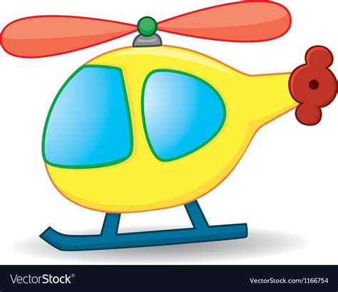 Cartoons Helicopter Vector Image On Vectorstock Helicopter