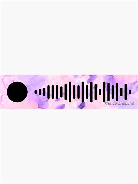 Deja Vu Olivia Rodrigo Spotify Scan Code Sticker By Wandersapparel